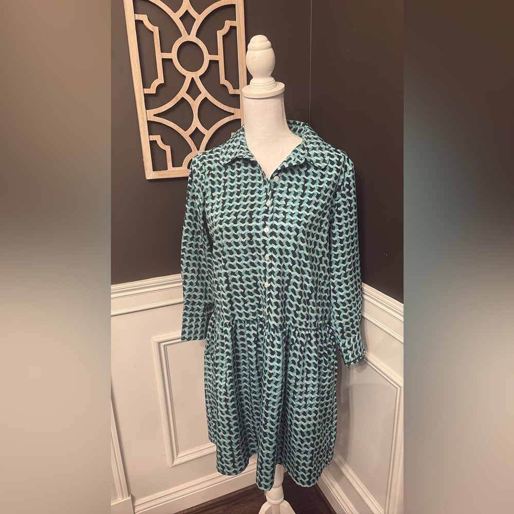 Tuckernuck Green Asymmetrical Dress - Picture 2 of 6